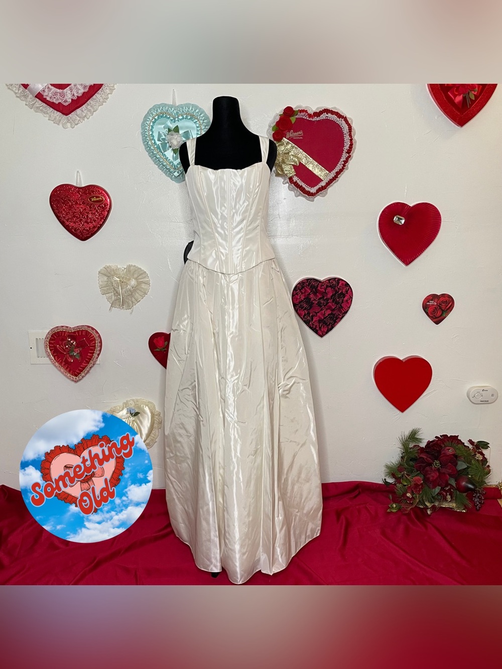 NWT JESSICA MCCLINTOCK IVORY CORSET RENAISSANCE STYLE DRAPED WEDDING DRESS SZ 12